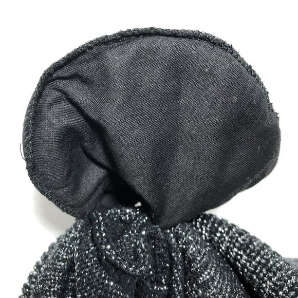 Jeanne Pierre Wool Sweater Lambswool Jumper Women Size M Cowl Mock Metallic Y2K - Picture 10 of 12